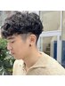 【学割U24】無造作パーマ♪メンズカット+波巻きパーマ　<#学割U24 #パーマ>