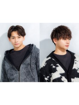 men's限定【カット+ナノバブルmarbb\4500】"頭皮汚れ"の徹底ケア!!ON&OFF決まる高技術カットも◎