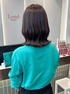 ロンド ブランシュ 錦糸町北口(Lond blanche) オリーブグレー/韓国レイヤーカット/マロンベージュ/ボブ/小顔