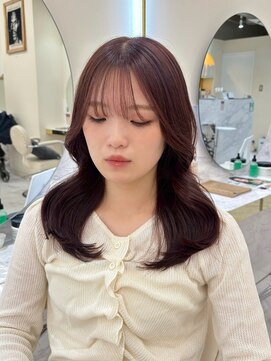 ザシェノンウメダ(THA CHAINON UMEDA) 心斎橋/着物ヘア/大人ガーリー/ダークアッシュ/似合わせカット