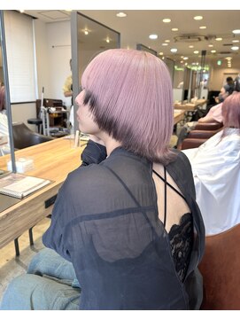 ソル オモテサンドウ 表参道 青山(SOL . OMOTESANDO) ブリーチ2回ホワイトピンク×エンドカラー stylist聖斗