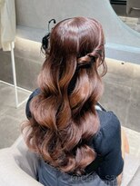 クランルシェ(clan luce)&nbsp;ねじりハーフツイン/心斎橋ヘアセット