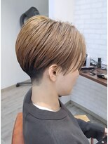 ヘアーサロン カヴィエ(hair salon covie)&nbsp;刈り上げショート　ハンサムショート　センターパート