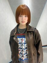 ゼスト ジグ(ZEST ZIGU)&nbsp;顔周りレイヤーボブオレンジベージュ吉祥寺《宮坂》