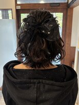 リコ バイ ポノ(Lico by PONO)&nbsp;【hito】ふわふわハーフアップ♪