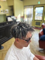 キュア ららぽーとTOKYOーBAY North Gate店(cure)&nbsp;ツイストスパイラルパーマ×ホワイトメッシュ