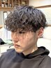メンズカット+プレミアムケアパーマ+ホームケア付