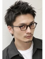 リアンメンズ 青山 表参道(Liun men's)&nbsp;メンズショート　ショートセンターパート　サーフカールパーマ