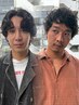 【イシバシヒョウ指名】メンズカット+似合わせパーマ ¥12100