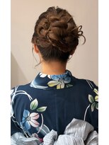 アイデザイン(I design) カチモリ風浴衣アップスタイル
