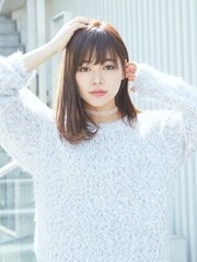 ☆透明感がたまらない！！大人可愛いナチュラルストレート♪