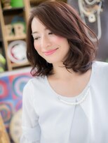 カバーヘア ブリス 大宮西口(COVER HAIR bliss) *bliss大宮*奥行き感で小顔に♪…グロッシーミディアムb!