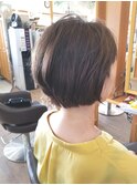 カジュアルなショートボブで清楚に☆