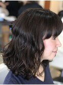 外国人風ボブパーマ　30代40代50代