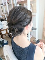 ロカット サロン(Roquat Salon)&nbsp;ロールシンプルシニヨンアレンジ【ヘアアレンジ立川/立川南/袴】