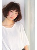濡れ髪ウェットヘアウルフパーマ透け感くすみブルーくすみカラー