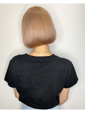 サロンドミルク 溝の口店(salon de MiLK) 20代30代40代/ストレートでもキマるベージュボブ!
