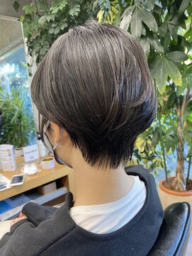 シェル 吉祥寺(shell) 透明感アッシュブラウン！ひし形マッシュショート♪