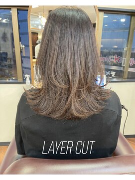 レイラバイアフロート 吉祥寺(Lila by afloat) レイヤーくびれヘア【Lila by afloat吉祥寺】20代30代40代