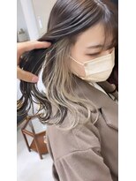 イエナ 渋谷(IENA)&nbsp;インナーカラー ホワイトベージュ