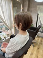 エルド(eld) 絶壁解消ショートボブ×ラベンダーアッシュ　伊丹