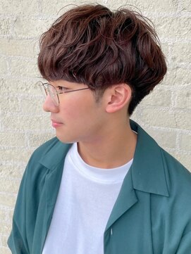 トップヘアーラウンジ 知立(TOP HAIR Lounge) 柔らかメンズのゆるパーマ/前髪パーマ/ニュアンスカラー