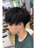 【男性限定】　カット+ツイストスパイラルパーマ+眉毛カット