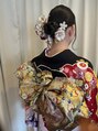 グラチチュード(gratitude)&nbsp;成人式の着付けの写真です。電話にてご予約承っております！
