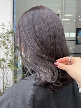 マザー(MOTHER) インナーカラーイヤリングカラーダブルカラーベージュカラー韓国