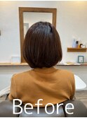 カットカラー髪質改善トリートメント