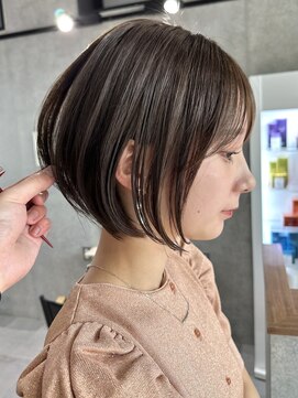 プルーヴ 秋葉原(prove) 30代40代大人女性/前髪ありショートボブ/ショートヘア/髪質改善