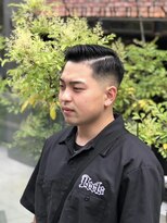 ルドローブラントオオサカ(LUDLOW BLUNT Osaka)&nbsp;【LUDLOW BLUNT】サイドパート ハードパート 七三分けフェード