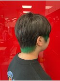 ショート裾カラー