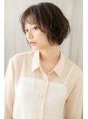 ゆるふわカールくせ毛風エアリーショートボブZ戸頭20代30代40代