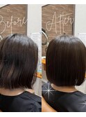髪質改善ストレート