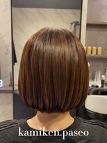 カミケンパセオ(kamiken.paseo)&nbsp;さらツヤまとまる大人の美髪ミニボブ【カミケンパセオ店】