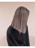 Ｓｉｌｖｅｒ　Greige　バレイヤージュ