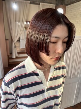 クロエバイラヴィズム 古町6番店(CLOE by LUVISM) イルミナカラーカット¥7400