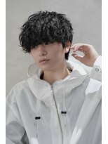 ノーリミット(No Limit)&nbsp;波巻きパーマ×マッシュスタイル　大阪梅田　メンズパーマ