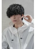 波巻きパーマ×マッシュスタイル 大阪梅田 メンズパーマ