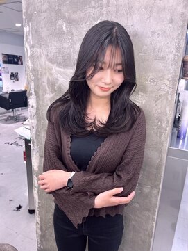 キング(K!ng) 縮毛矯正髪質改善ハイライトレイヤーカット楠葉美容室エクステ