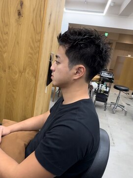 ケシキ 表参道 原宿(kesiki.) 刈り上げから繋げるスパイキーショート