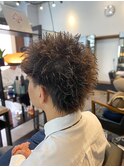 【IRIE HAIR福岡】スパイキーショート×ピンパーマ