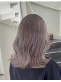 ミルクティーベージュダブルカラーインナーカラーケアブリーチ