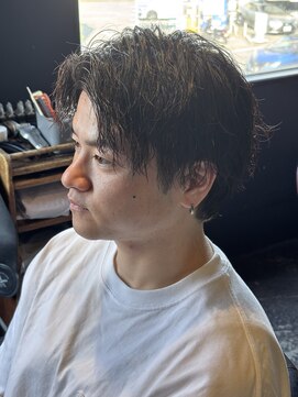 アジトフォーメン(Ajito for men) 縦落ちパーマ