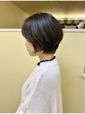 丸みショートボブ