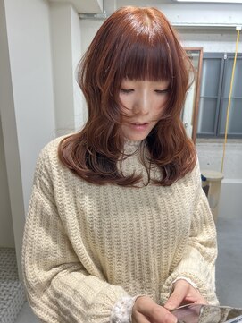 ペピンバイメルシー(pepin by merci.) * ハッシュカット オレンジカラー