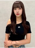 韓国レイヤー/ワインレッド/マロンベージュ/イメチェン/吉祥寺
