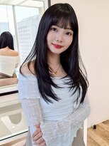 ケーツー 青山店(K two) ロングレイヤー/ストレート/艶髪/黒髪/髪質改善