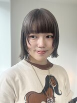 ナループロア ハチ(Nalu pu loa hachi)&nbsp;顔まわりカット/ダブルカラー/ボブ/顔まわりレイヤー